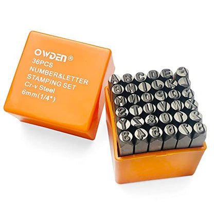 Professional 36Pcs Steel Metal Stamps Set