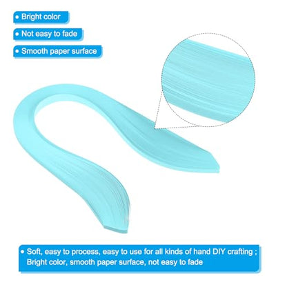 Quilling Strips Paper 600pcs 5mm 39cm Origami Paper Quilling Kits for Art DIY Craft Christmas