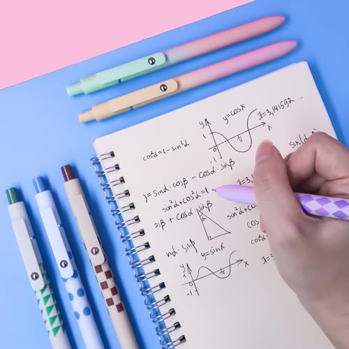 Gel Pens 10 Pcs Medium Point Smooth Writing Pens Cute Pens for Women