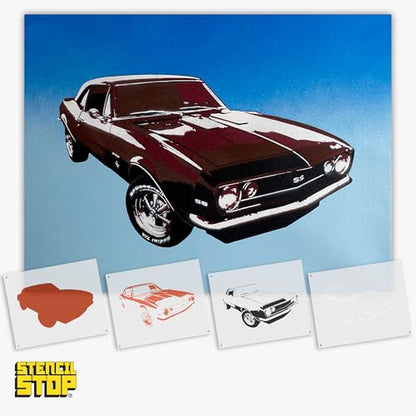 Personalized Custom Layered Stencils for Spray Painting