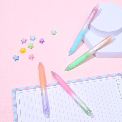 4P Erasable Gel Pens & 10 Pcs Refills (14 Count)