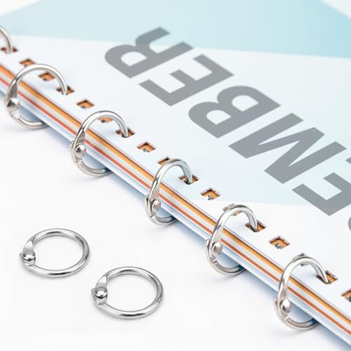 80 Pcs Metal Binder Rings (80 Count)