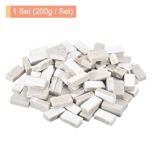 200g Ceramic Mosaic Tiles for Crafts Bulk