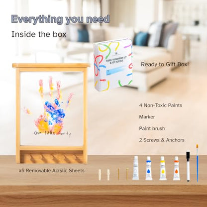 Family Handprint Kit & Key Holder