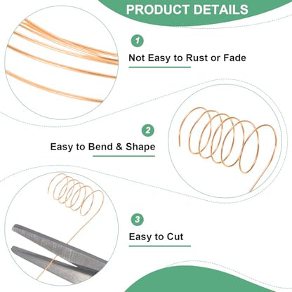 0.2 mm 32 Gauge Copper Wire for Jewelry Making