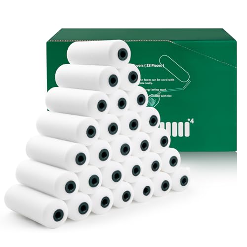 4 Inch Foam Paint Roller Covers 28 Pack