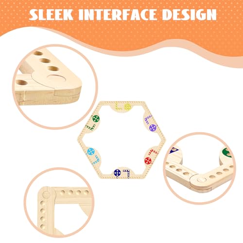 Solid Wood Marbles and Jokers Board Game