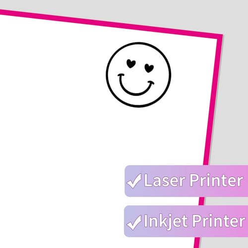 24 Sheets Printable Sticker Paper