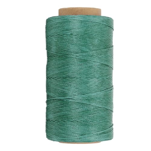 284 Yard Flat Waxed Thread 150D 1mm Leather Sewing Cord for Repairing Shoes Bags Wallets Jewelry Making DIY Leather Craft