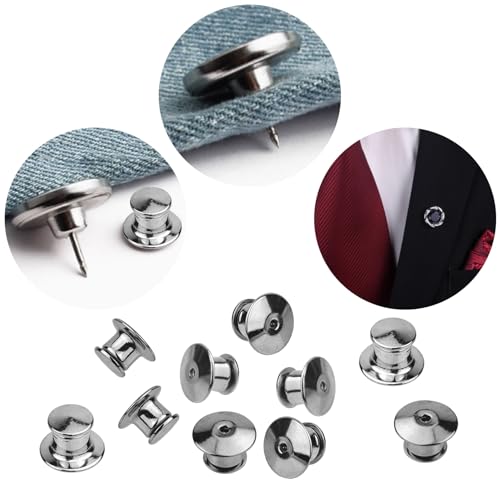 10 PCS Pin Backs (10 Count)