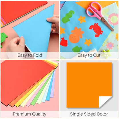 Origami Paper Square Single Sided for Arts and Crafts Projects