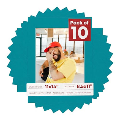 11x14 Mat for 8.5x11 Photo (10 Count)