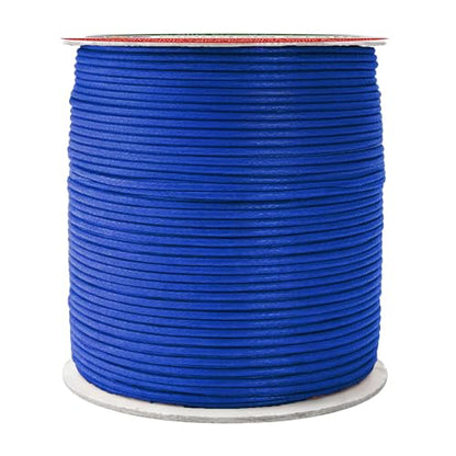 2mm Blue Waxed Cord