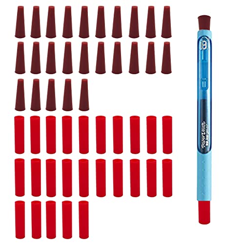 25 Silicone Pen Plugs and 25 Nonstick Silicone Sleeves for Epoxy Pen Turner Attachment