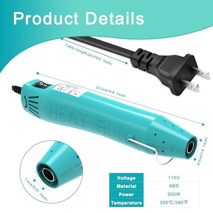 Heat Gun Mini Heat Gun for Shrink Tubing