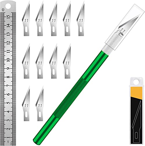 Craft Knife with 10 Extra #11 Blades