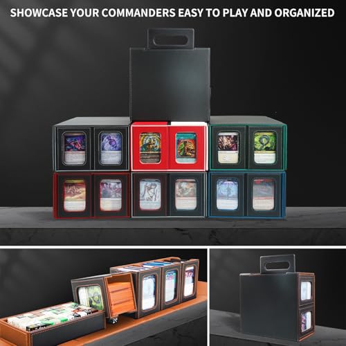 Commander Deck Box For Mtg Fits 400+ Double