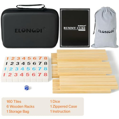 Rummy Cube 6 Player Large Numbers Edition