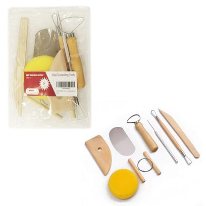 8 Pcs Pottery & Clay Sculpting Tools