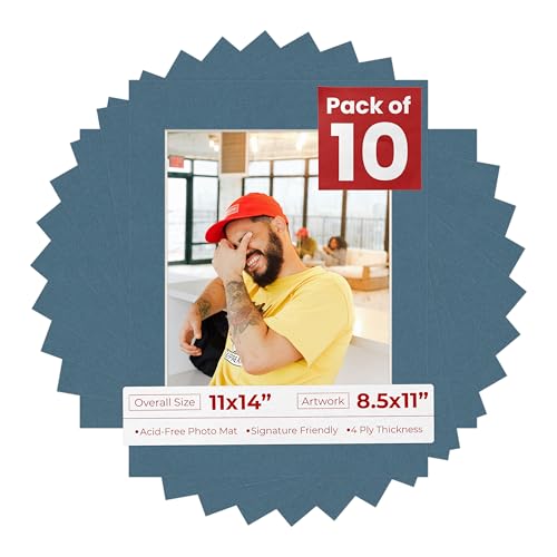 11x14 Mat for 8.5x11 Photo (10 Count)