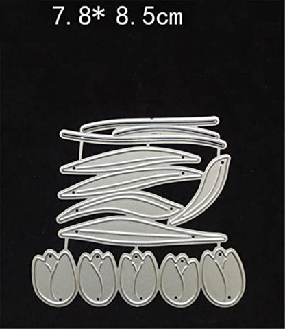 Cutting Dies Metal Stencils Scrapbooking Tools Flowers Lace Frame DIY Embossing Template for Paper Card Making Album Arts Crafts Supplies