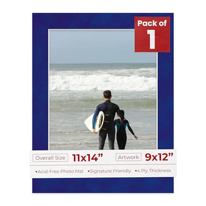 11x14 Mat Bevel Cut for 9x12 Photos