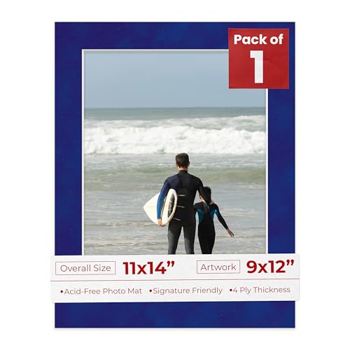 11x14 Mat Bevel Cut for 9x12 Photos
