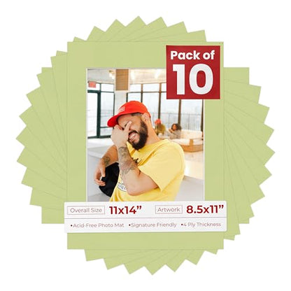 11x14 Mat for 8.5x11 Photo (10 Count)