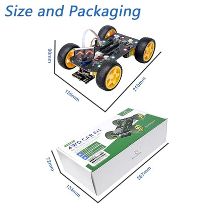 4WD Car Kit for Raspberry Pi Pico