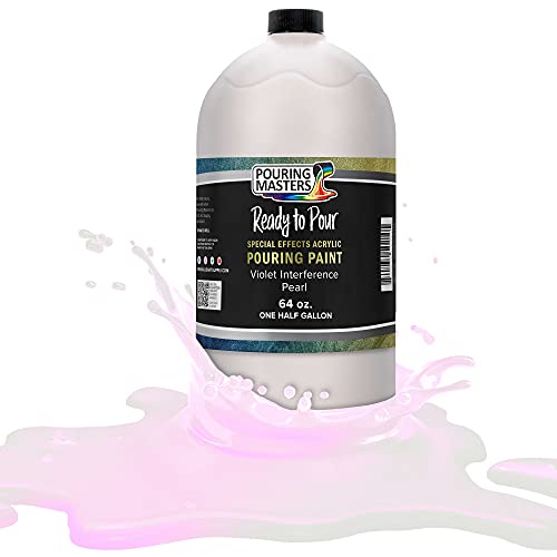Pouring Masters Violet Interference Pearl Special Effects Acrylic Pouring Paint (64 Fl Oz)