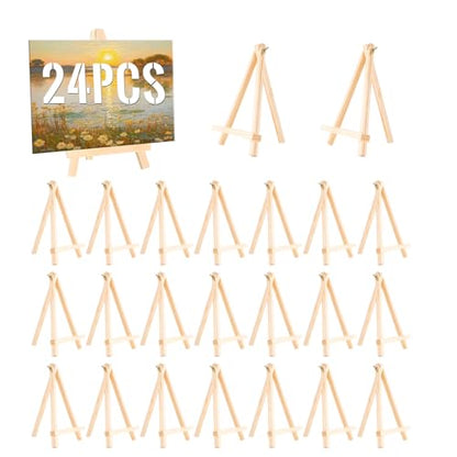 24 Pack 9 Inch Wooden Display Stand (24 Count)