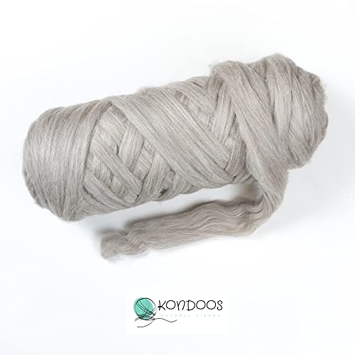 Natural Wool Bulk roving (64 Ounce)
