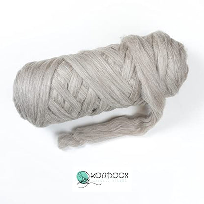 Natural Wool Bulk roving (64 Ounce)