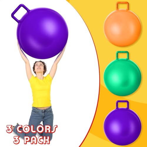 3 Pcs 29 Inch Bouncing Ball with Handle
