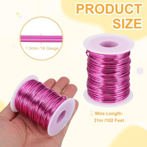 16 Gauge 1.5mm Anodized Aluminum Wire for Jewelry Craft Making