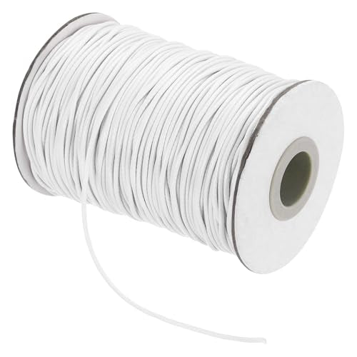 Waxed Cord 1.5mm Waxed Thread 87 Yard Wax String Leather Cord for Bracelet Making