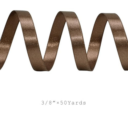 Brown Satin Ribbon 3