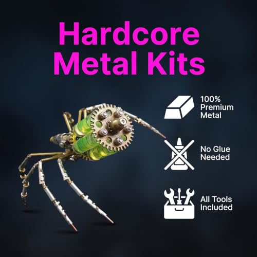 Steampunk Mechanical Spider 3D Metal Puzzle
