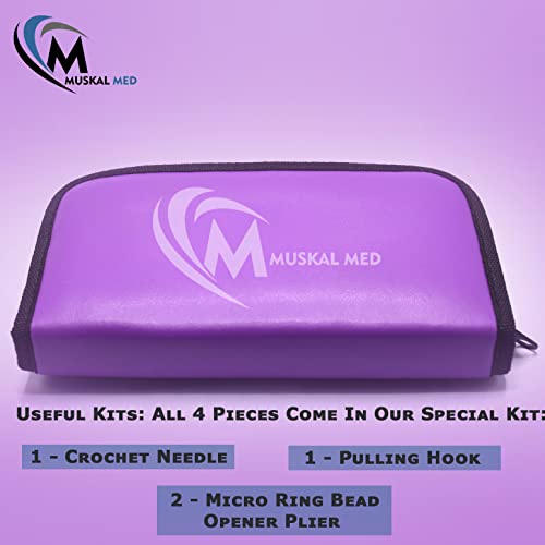 Professional Hair Extension & Beading Tool Kit Remove Plier Set for beads