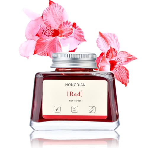 Hongdian Fountain Pen Bottled Ink Red