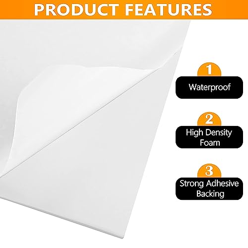 Sponge Neoprene Foam Rubber Sheet with Adhesive (8.1 Sq Ft)