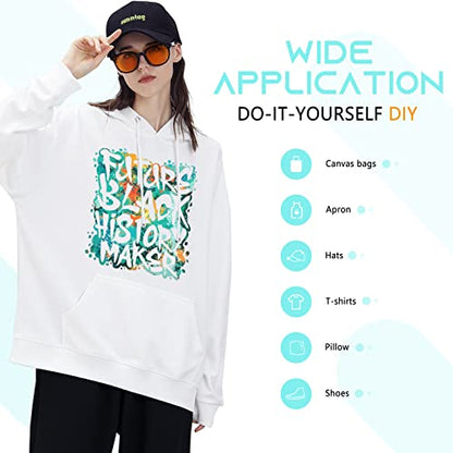 Teal Splash Heat Transfer Vinyl Roll