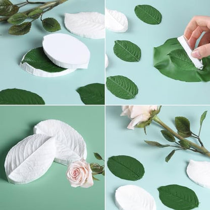 31Pcs Austin Rose Cutter Set Rose Petals Silicone Fondant Mould Veining Petal Sugar Flower Making Tool