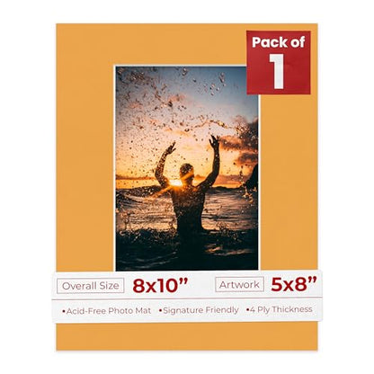 8x10 Mat Bevel Cut for 5x8 Photos