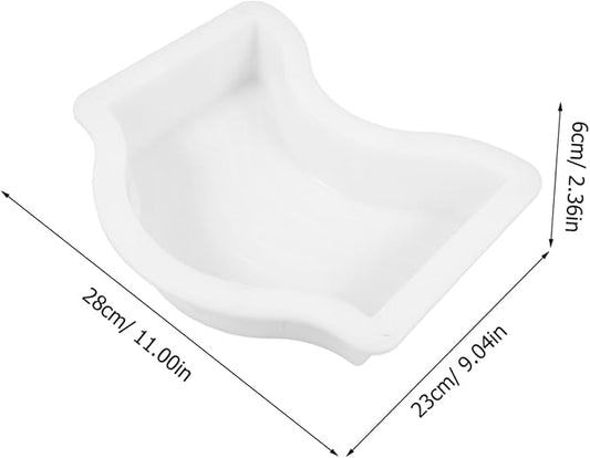 KESYOO Concrete Stepping Stone Mold Garden Paver Molds for Diy Pathway Cement Paving Kit Brick for Outdoor