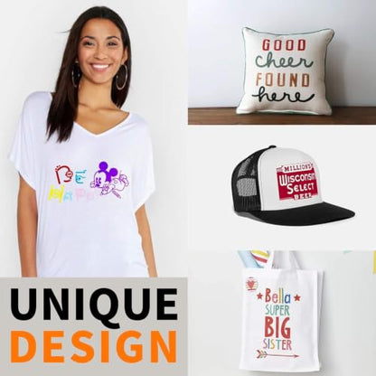White HTV Heat Transfer Vinyl Bundle