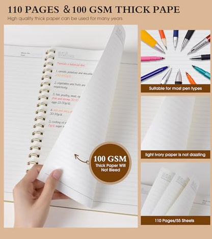 Spiral Notebook Journal 8.5” x 11”