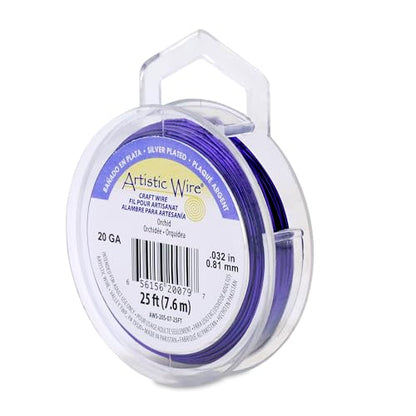 20 Gauge Silver Plated Tarnish Resistant Colored Copper Craft Wire