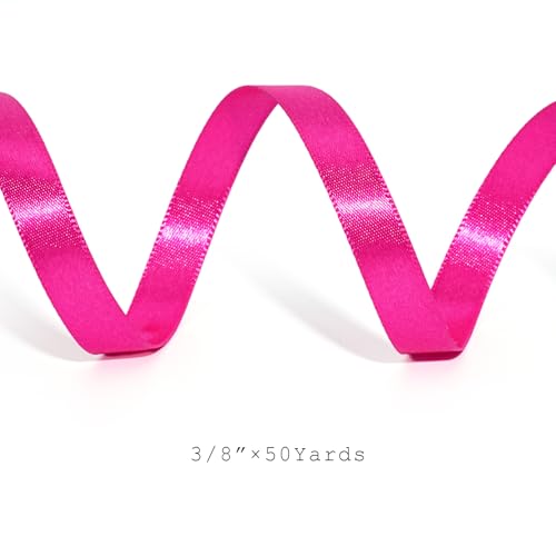 Hot Pink Satin Ribbon 3