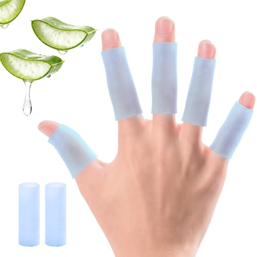 20 PCS Gel Finger Sleeve Protectors (20 Count)